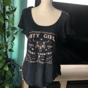 Maurices black T-shirt